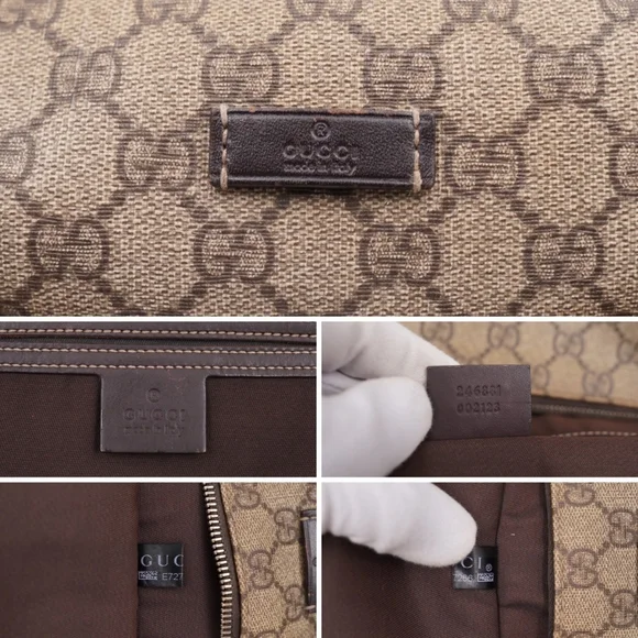 CF10 💟 Gucci GG Supreme Double Pocket Crossbody bag - Picture 8 of 13